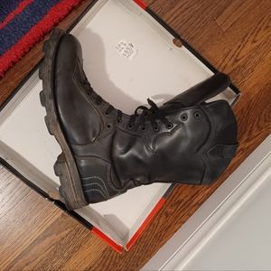 Diesel boots Western Biker Size 12 Black Leather